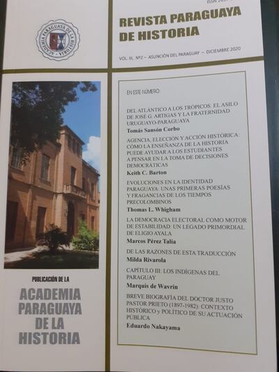 Revista paraguaya de historia.