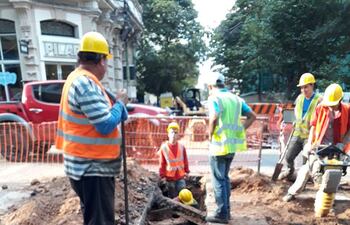 Las obras cloacales de Asunción registran un avance del 86%.