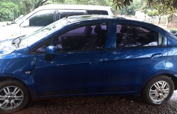 El vehículo fue abandonado pocas horas después del hurto en un camino vecinal.