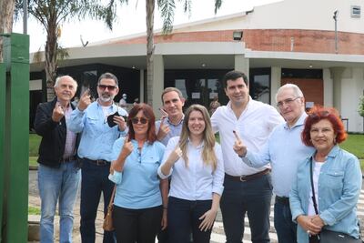 Dirigentes y candidatos de PPQ el 10 de octubre último. Foto: Facebook de Patria Querida.