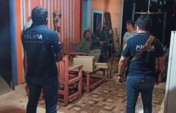 Momento de la detención del alemán.