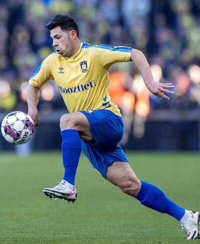 Blas Riveros, 24 años, lateral izquierdo del Brondby de Dinamarca.