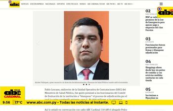 El exdirector de administración del MSPBS da su versión