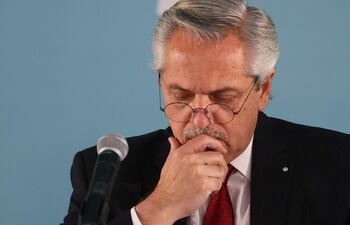 El presidente de Argentina, Alberto Fernández. (EFE)