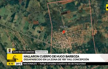 Hallaron cuerpo de Hugo Barboza, desaparecido en Yby Yaú