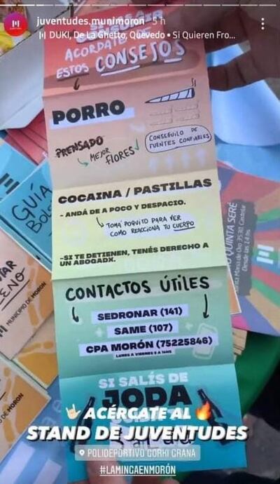 Polémica en Argentina por campaña que aconseja tomar “poquita” cocaína