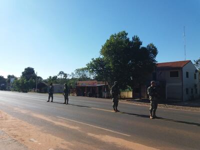 Los efectivos militares aumentaron los controles en la zona.