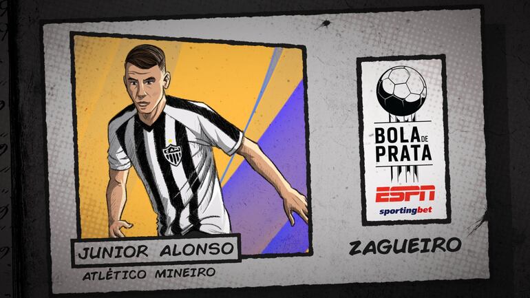 Junior Alonso, elegido como uno de los mejores centrales del Brasileirao