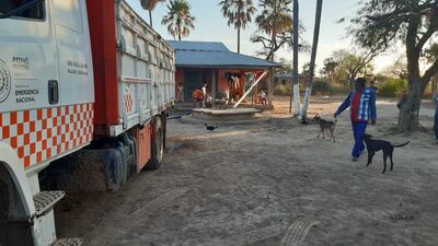 La SEN reparte agua de forma intercalada en Boquerón y Pdte. Hayes.