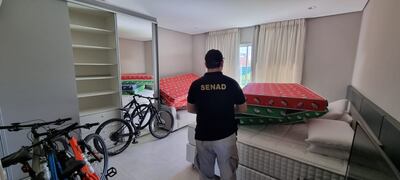 Uno de los tantos allanamientos en el marco de la operación A Ultranza Py.