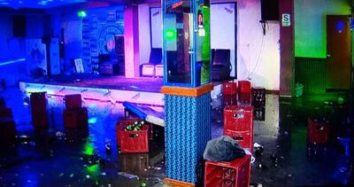 Interior de la discoteca en donde fallecieron 13 personas en Perú