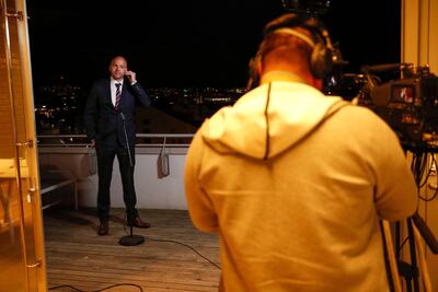 Anders Hammer, director del cortometraje documental "Do Not Split" participó del evento desde Oslo, Noruega.