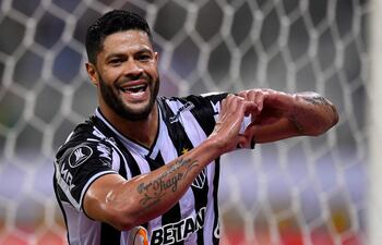 Hulk, goleador del Atlético Mineiro y del campeonato brasileño con 18 tantos.