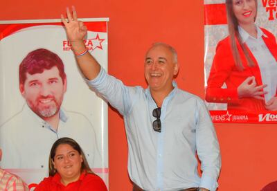 El doctor Carlos Barreto Cortesi (ANR FR), único candidato a Gobernador del Guairá para completar el periodo de siete meses.