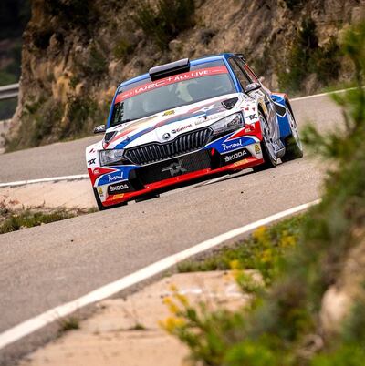 Fabrizio Zaldívar y Carlos Del Barrio cerraron la competencia en la sexta posición de la WRC3.