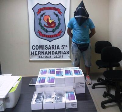 Edgar Ramón Caballero Espínola, detenido tras caer en una trampa tendida por su propia victima.