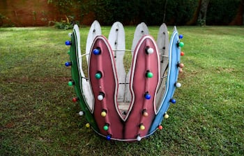 Una de las piezas que forma parte de “Irrupciones. Cuando el espacio se despereza”.