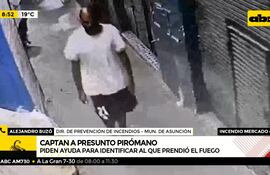 Captan a presunto pirómano