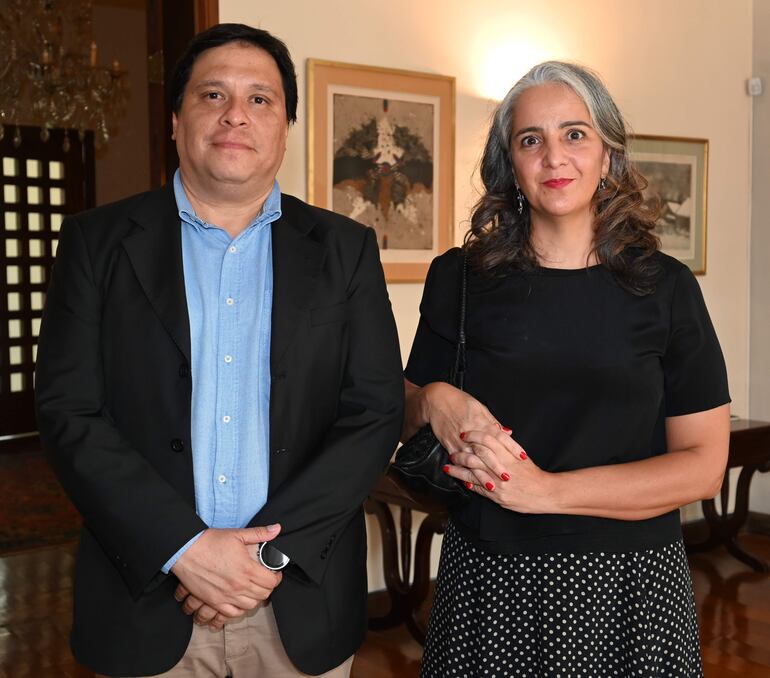 Vicente Arrúa y Andrea Tutté.
