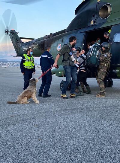 Personas son evacuadas debido a las inundaciones en Francia.