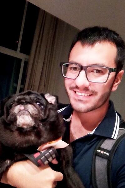 Diego García, uno de los compatriotas que regresó.