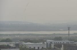 Vista del cielo desde Asunción.