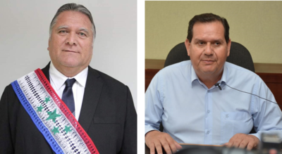 Alejo Ríos Medina (izquierda) y César Brítez (Derecha), son los posibles Gobernadores de Caaguazú.