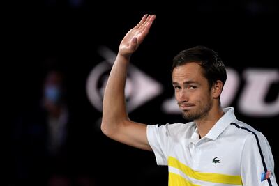 Medvedev habló después de perder la final ante Djokovic,