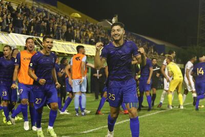 Gustavo Marecos marcó ayer el segundo tanto del auriazul en el triunfo frente al Independiente de Campo Grande. (Foto: APF)