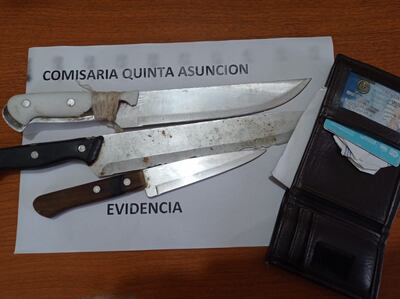 Evidencias encontradas en poder de Nelson Alcides Mora Rivarola.