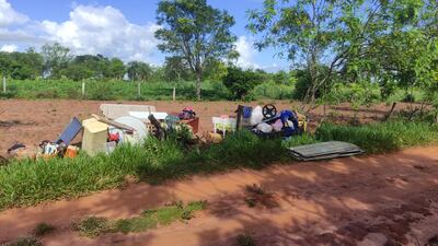 Desalojo pacífico en San Pedro. Unas 40 familias fueron afectadas.