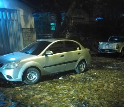 Vehículo que fue encontrado por la Policía el jueves.