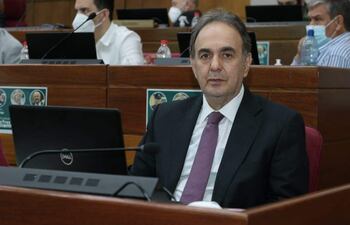 Juan Darío Monges (ANR), presidente de la comisión bicameral de presupuesto