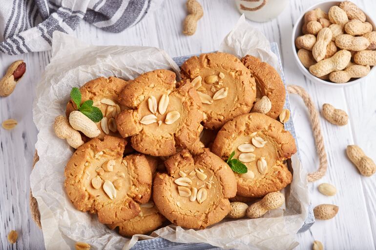 Cookies de avena y maní.