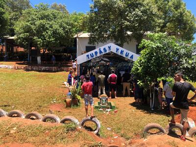 El santuario del Tupãsy Ykua de Minga Guazú recibió a una importante cantidad de feligreses.