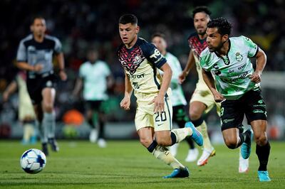 Richard Sánchez, jugador paraguayo del América de México.