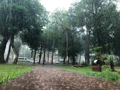 El volumen de lluvia de este miércoles en Alto Paraná fue entre 31 mm a 78mm.