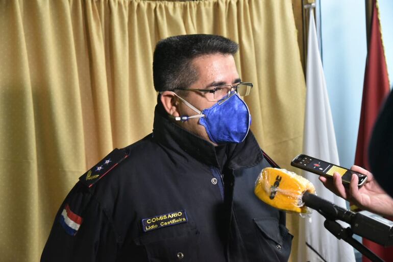 Comisario Lidio Castiñeira, jefe de la comisaría 14a. Central.