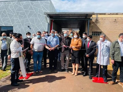 El Presidente realizó varias inauguraciones en  Canindeyú.