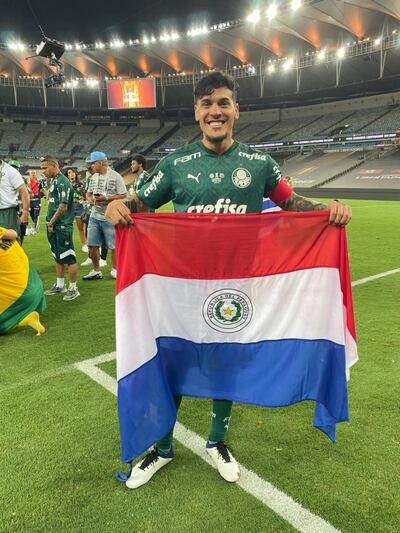 Gustavo Gómez, capitán del Palmeiras campeón de América