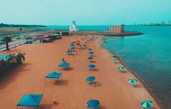 Playas de Encarnación en modo covid