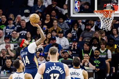 Brandon Ingram, de los Pelicans, jugará hoy contra Oklahoma City Thunder. EFE