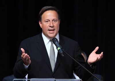 Juan Carlos Varela, expresidente de Panamá.