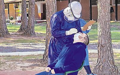 Desde  la VII Región Sanitaria comunicaron que mientras se encuentre un lugar alternativo las pruebas serán en el hospital.