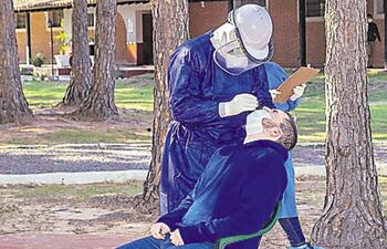 Desde la VII Región Sanitaria comunicaron que mientras se encuentre un lugar alternativo las pruebas serán en el hospital.