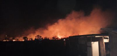 En la zona hay varias viviendas precarias.