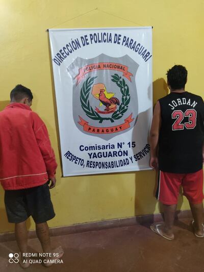 Dos jóvenes fueron entregados a la Comisaría de Yaguarón porque sospecha que fueron los que ingresaron a robar en su domicilio
