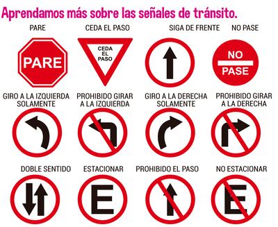 SEÑALES DE TRÁNSITO