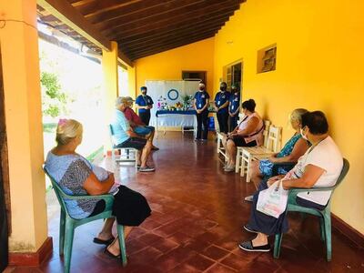 Pobladores de Juan E. O'Leary participaron de la charla de concienciación sobre la diabetes.