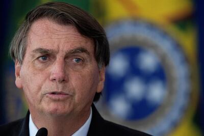 El presidente de Brasil, Jair Bolsonaro.